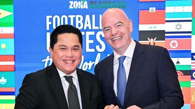 Infantino Temui Erick Thohir