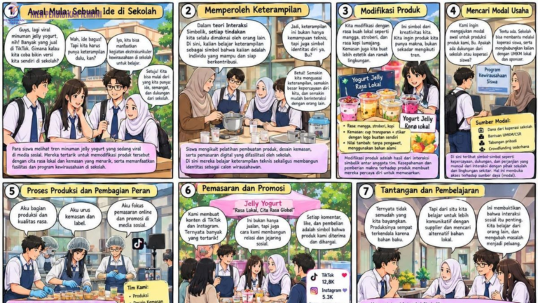 Komik sosiologi digunakan guru Yogyakarta sebagai media pembelajaran teori sosial